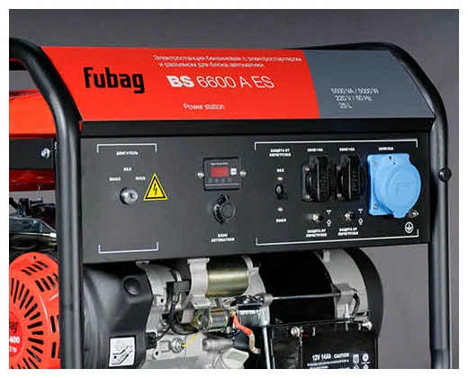 Бензиновый генератор FUBAG BS 6600 A ES - 2