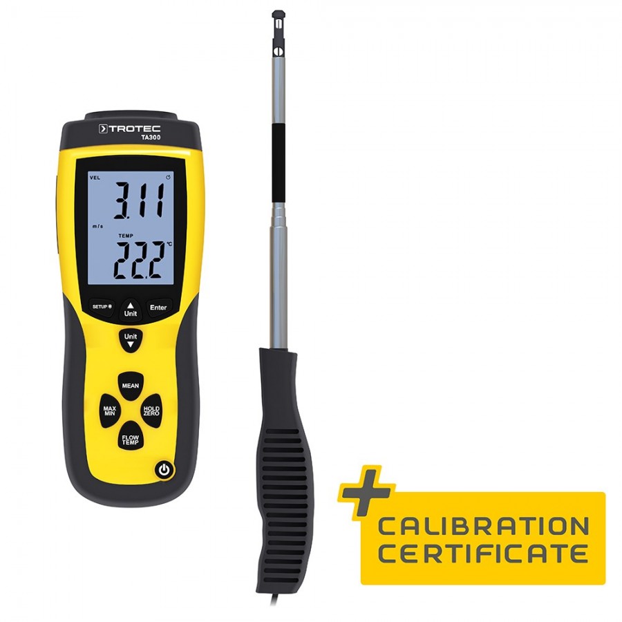 Trotec TA300 анемометр с обогреваемой струной - 1