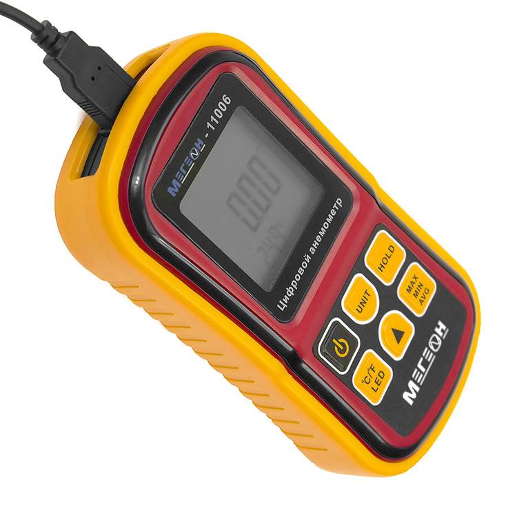 МЕГЕОН 11006 Анемометр крыльчатый цифровой - 1
