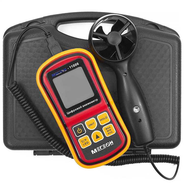 МЕГЕОН 11006 Анемометр крыльчатый цифровой - 3