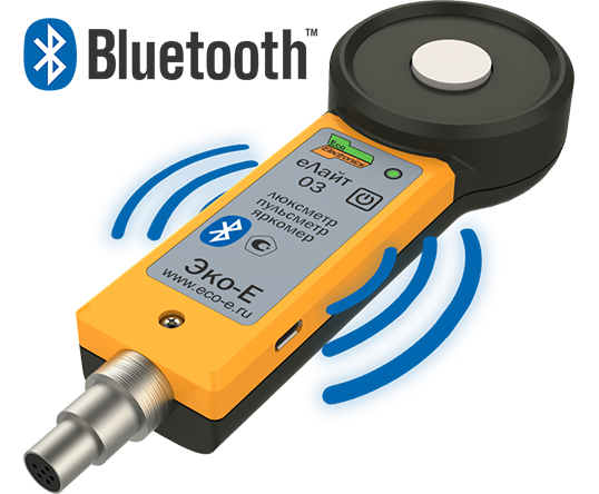 ЕЛАЙТ03-БТ — измеритель освещенности, яркости и пульсаций