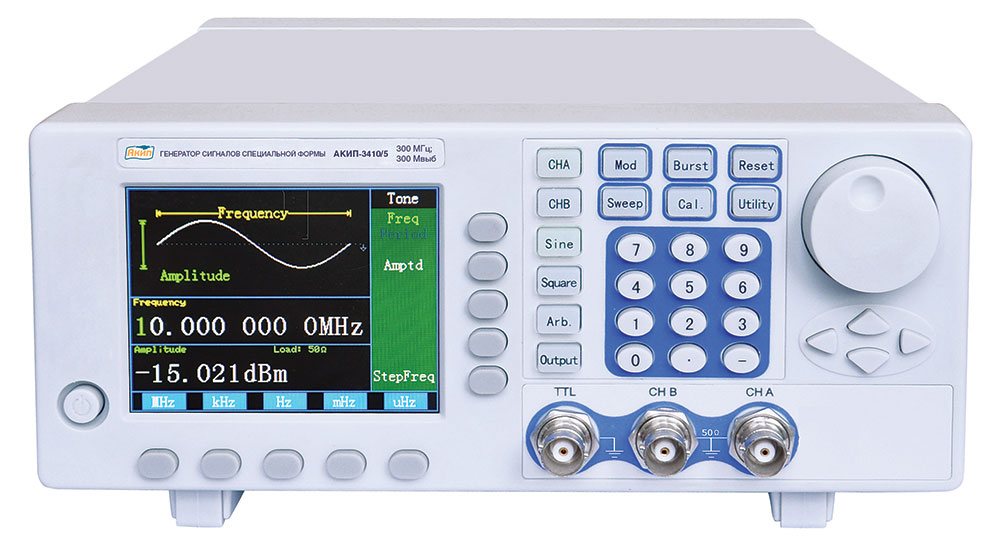 Генератор сигналов специальной формы АКИП-3410/2
