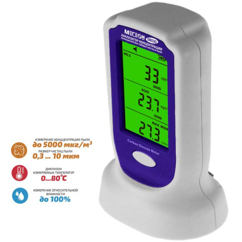 МЕГЕОН 08030 Анализатор концентрации мелкодисперсных твёрдых частиц