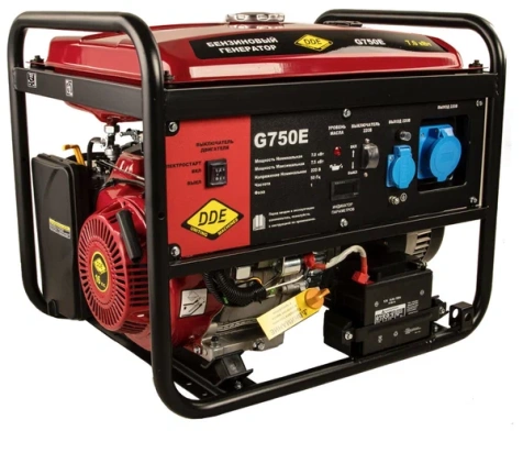 Бензиновый генератор DDE G750E