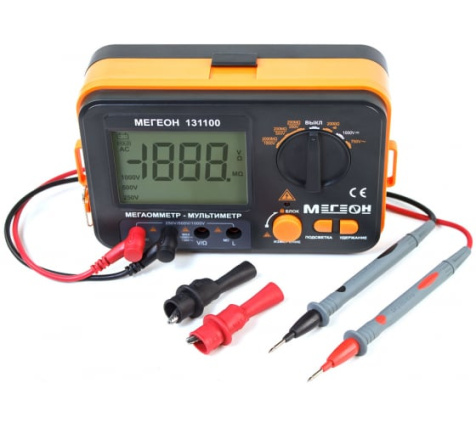 МЕГЕОН 131100 измеритель сопротивления изоляции (мегаомметр)