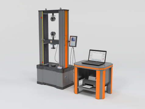 РЭМ-М машина разрывная электромеханическая (с ограждением и экстензометром)