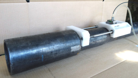 Преобразователи для УЗК кольцевого шва бурильной трубы и околошовной зоны