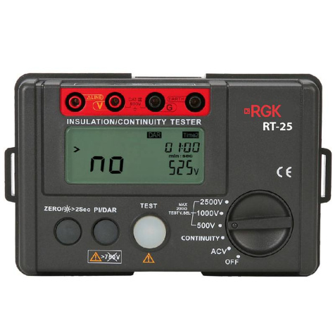 Цифровой мегаомметр RGK RT-25
