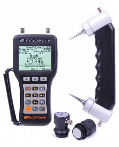 ПУЛЬСАР-2.1 ультразвуковой прибор для контроля прочности бетона