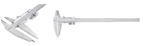 Штангенциркули нониусные двусторонние, без глубиномера