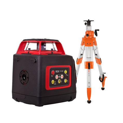 Ротационный нивелир RGK SP-400 + штатив RGK SH-170