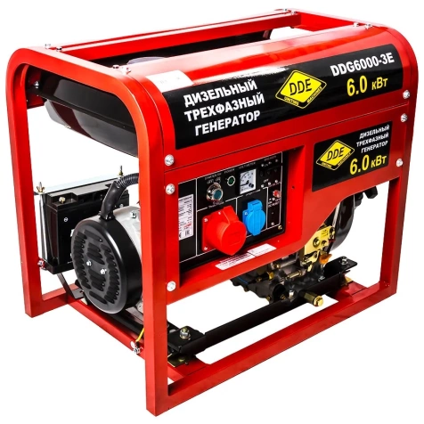 Дизельный генератор DDE DDG6000-3E