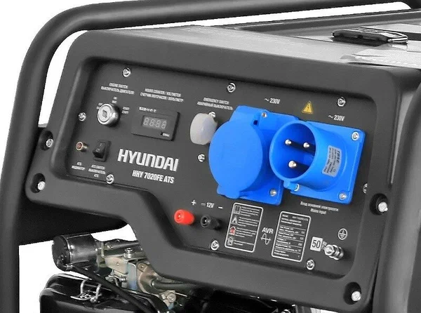 Бензиновый генератор Hyundai HHY 7020FE ATS - 13
