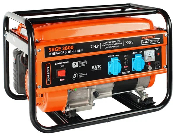 Бензиновый генератор Patriot Max Power SRGE 3800