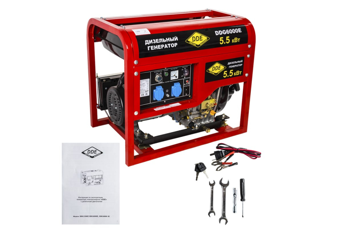 Дизельный генератор DDE DDG6000E - 5