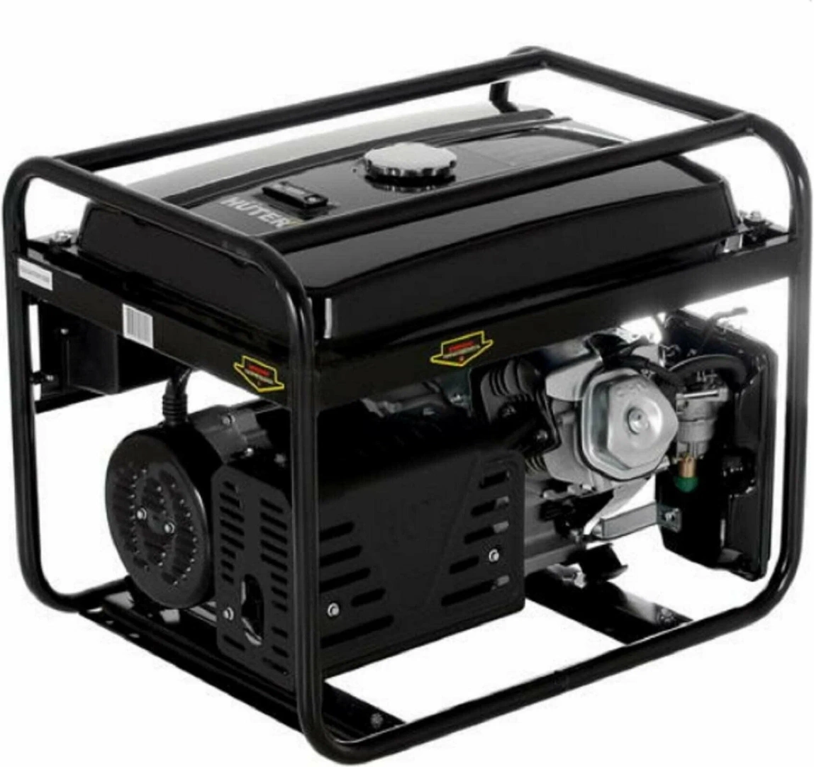 Бензиновый генератор HUTER DY6500LX с колесами - 6