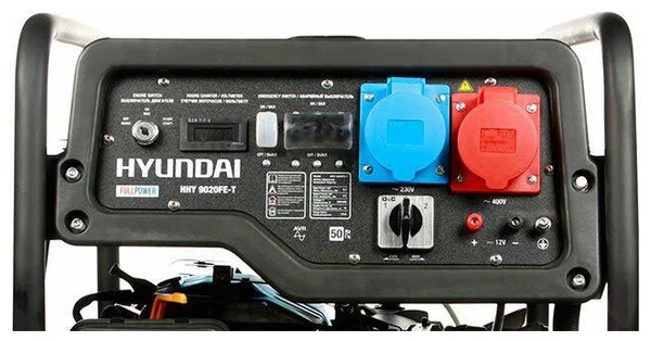 Бензиновый генератор Hyundai HHY 9020FE-T - 3