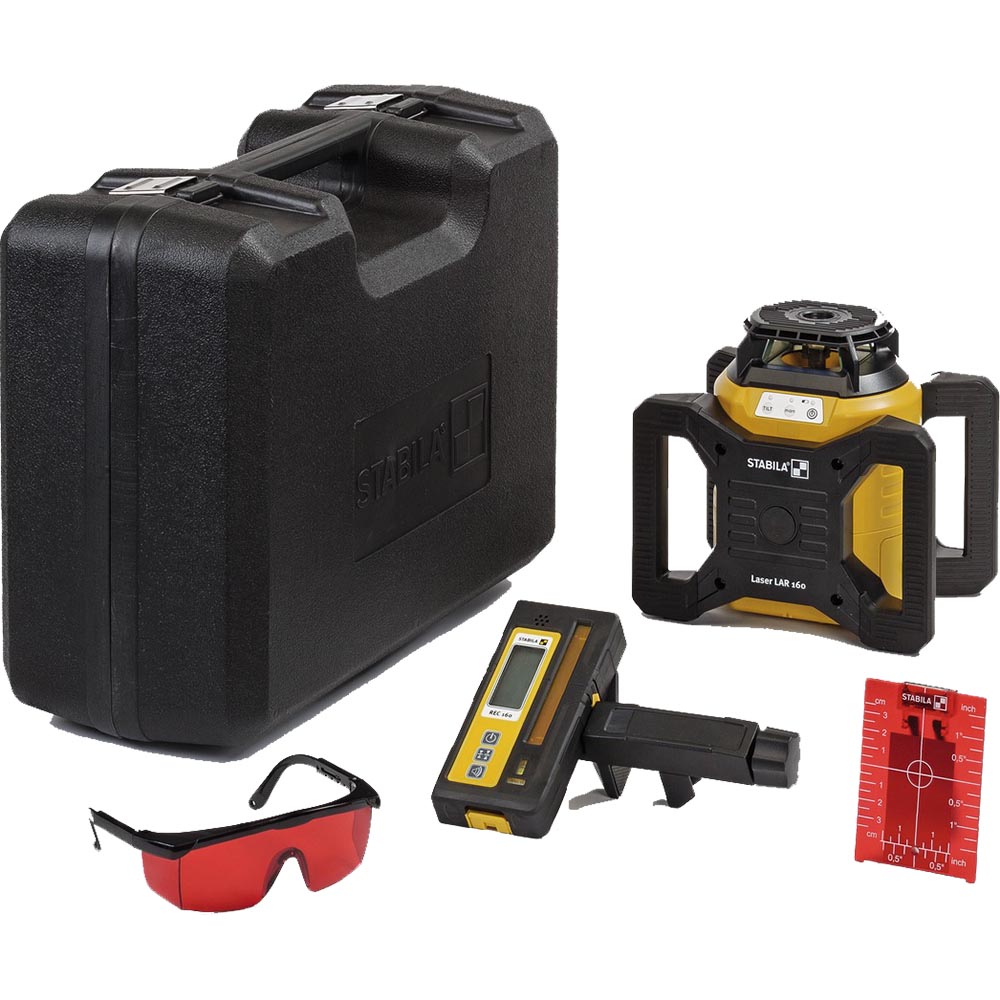 Ротационный лазерный нивелир STABILA LAR 160 + REC160 RG - 3