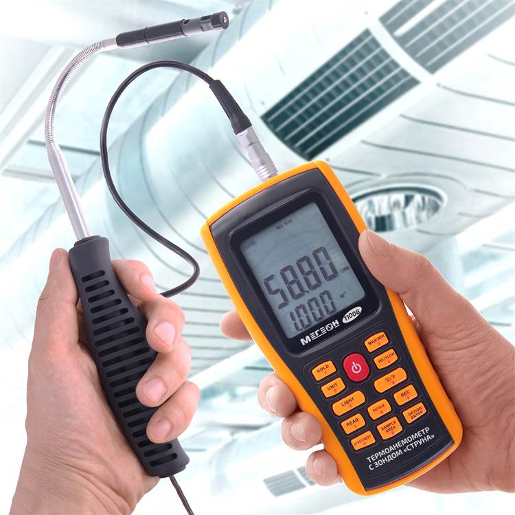 МЕГЕОН 11008 Анемометр с зондом "струна" - 3