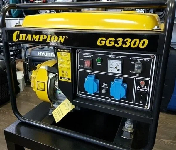 Бензиновый генератор Champion GG3300 - 7
