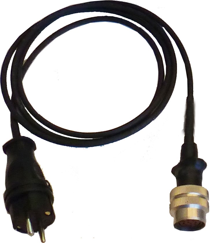 Кабель сетевой морозостойкий (2РМ24-евровилка), 2 м