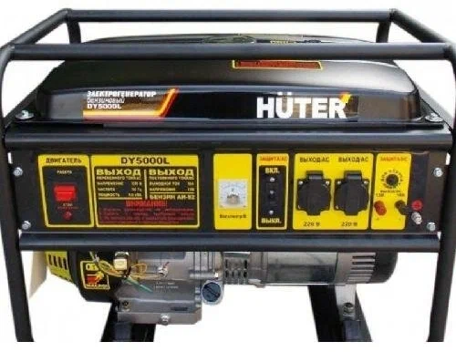 Бензиновый генератор HUTER DY5000L - 10