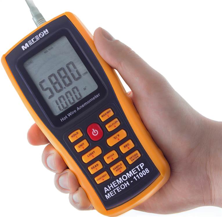 МЕГЕОН 11008 Анемометр с зондом "струна" - 1