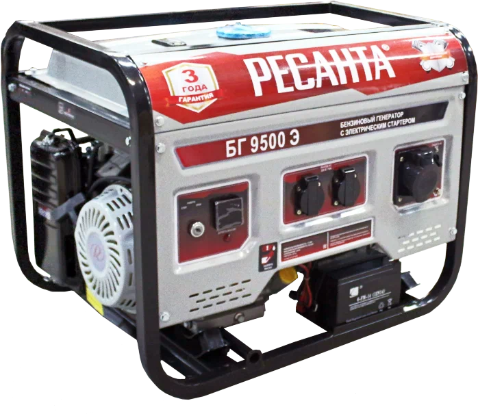 Бензиновый генератор Ресанта БГ 9500 Э