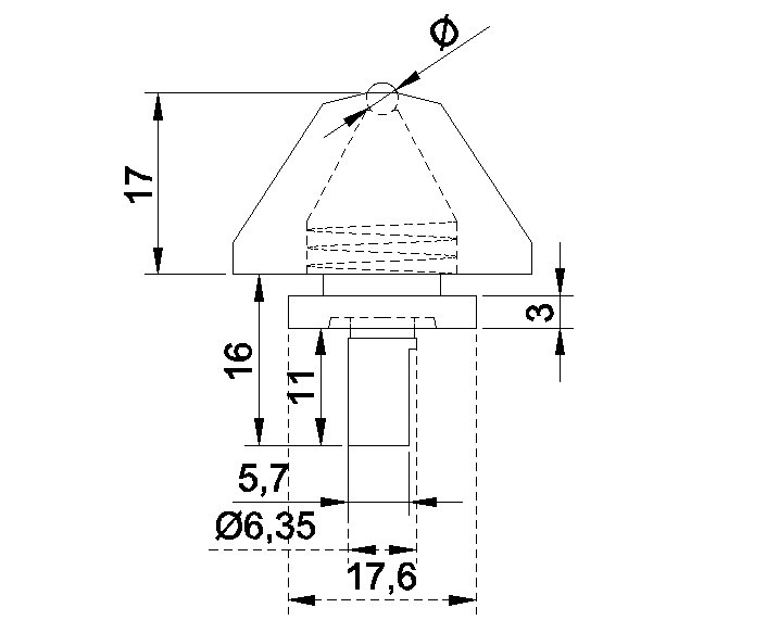 Наконечник шариковый к твердомеру Бринелль - 9