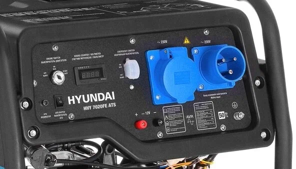 Бензиновый генератор Hyundai HHY 7020FE ATS - 8