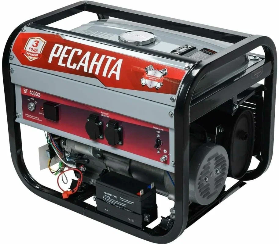 Бензиновый генератор Ресанта БГ 4000 Э - 2