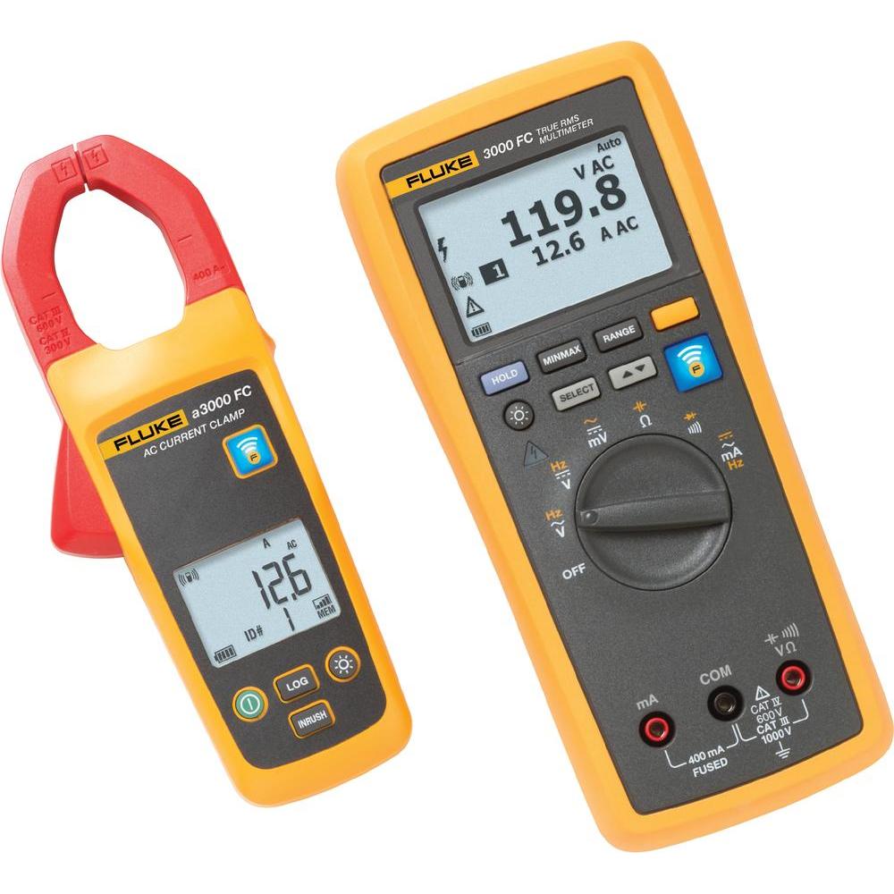 Комплект - мультиметр с токовыми клещами Fluke FLK-A3000FC KIT