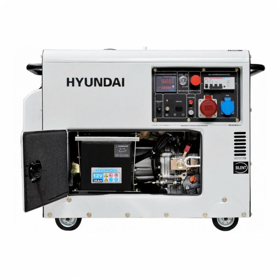 Дизельный генератор Hyundai DHY 12000SE-3 - 6