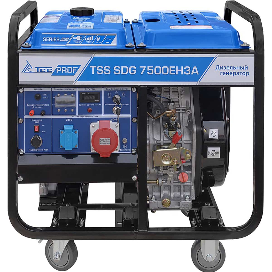 Дизельный генератор TSS SDG 7500EH3A - 2