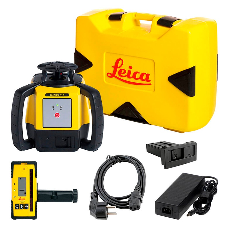 Ротационный нивелир Leica Rugby 610 комплект - 4