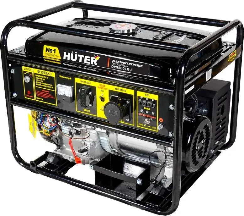 Бензиновый генератор HUTER DY9500LX-3 - 6