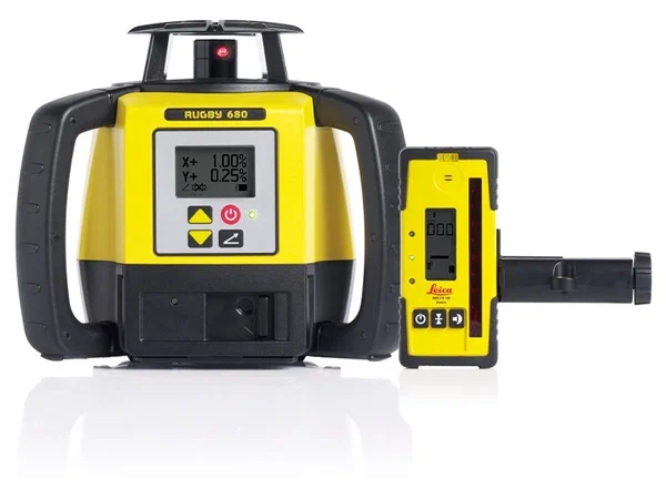 Ротационный нивелир Leica Rugby 680 комплект - 1