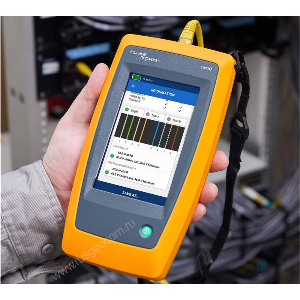 Кабельный тестер Fluke Networks LinkIQ™ Cable+Network Tester - 3