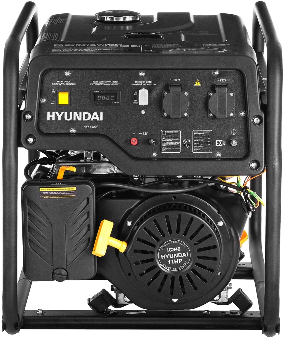Бензиновый генератор Hyundai HHY 5020F - 2