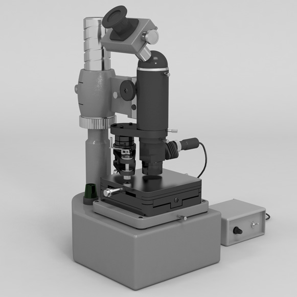 ПМТ-3M (после 1996 г.в.) микротвердомер по шкалам Виккерc (Vickers), Кнуп (Knoop) и Беркович (Berkov) - 2