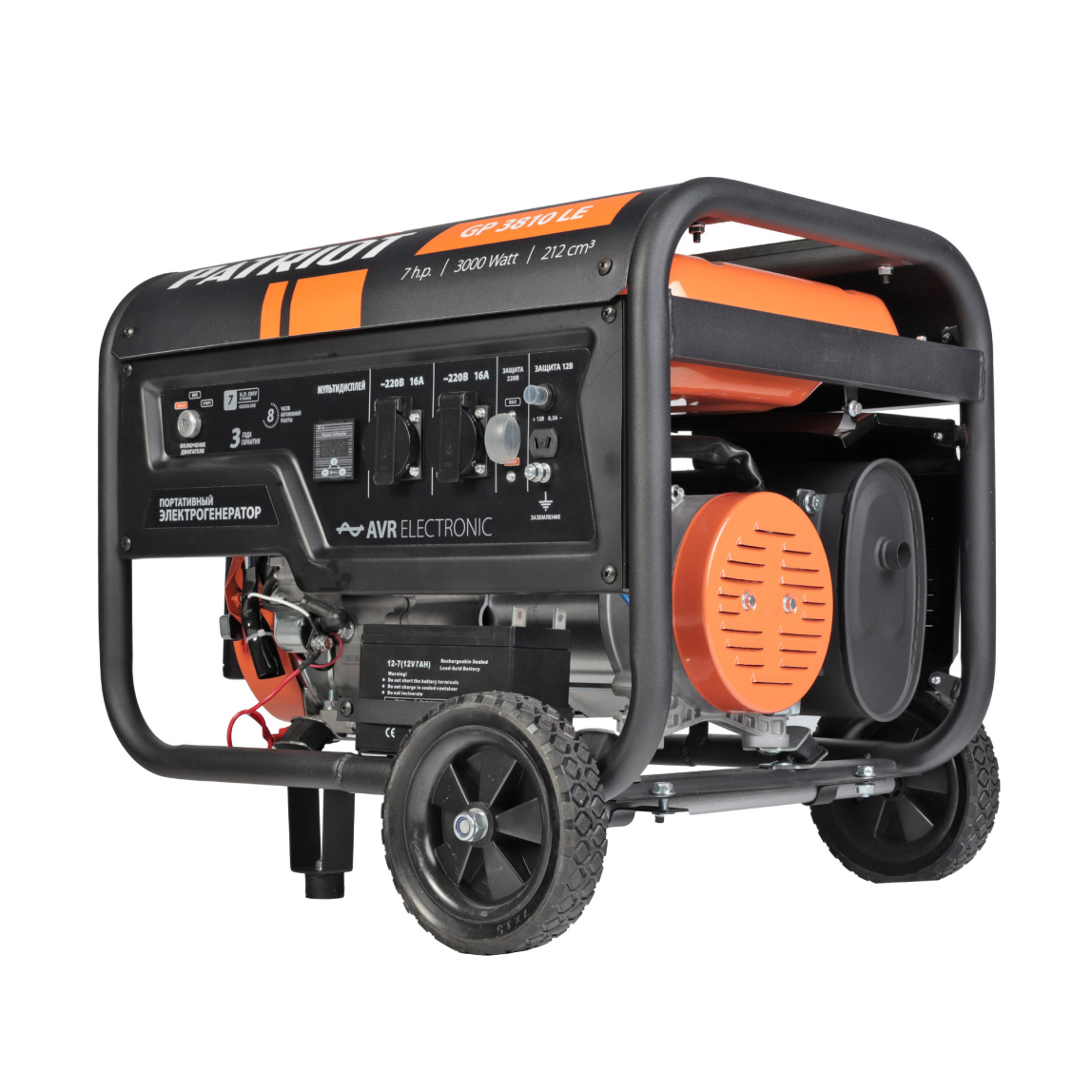 Бензиновый генератор Patriot GP 3810LE - 8