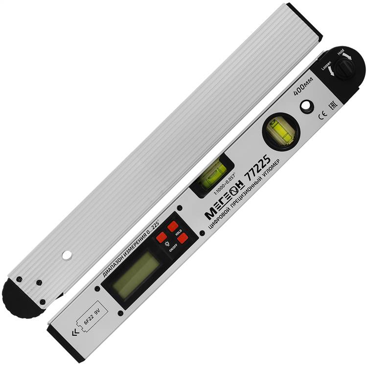 МЕГЕОН 77225 Цифровой угломер с пузырьковым уровнем - 2