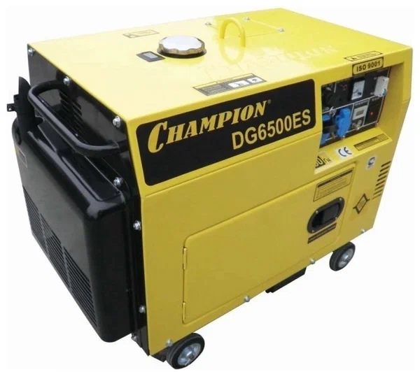 Дизельный генератор Champion DG6501ES+ATS - 2