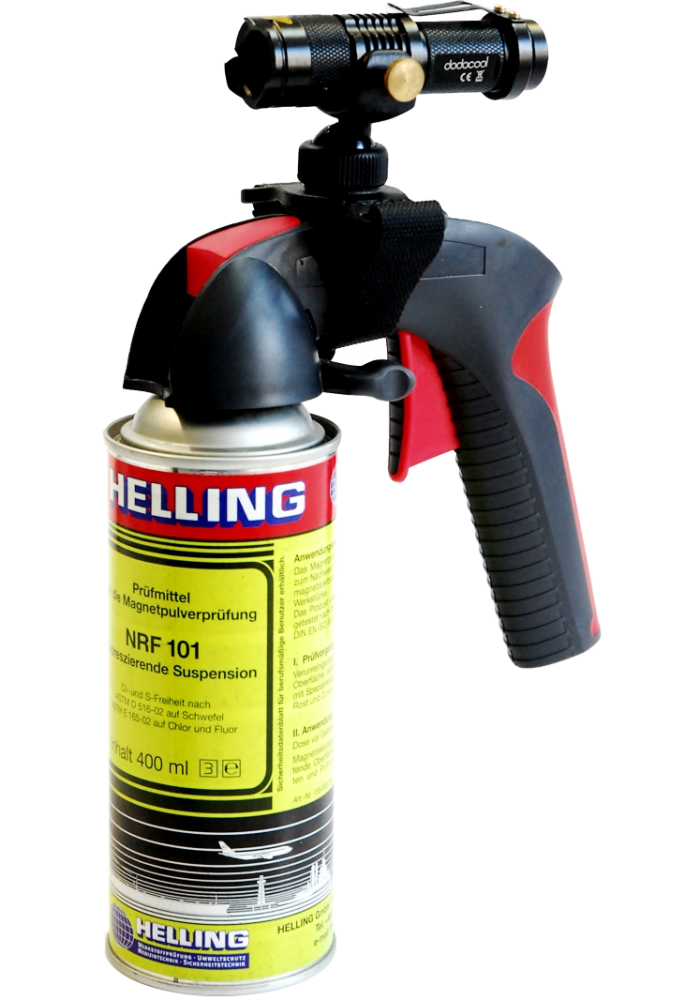 Пистолетная рукоятка с прикрепляемой УФ-лампой