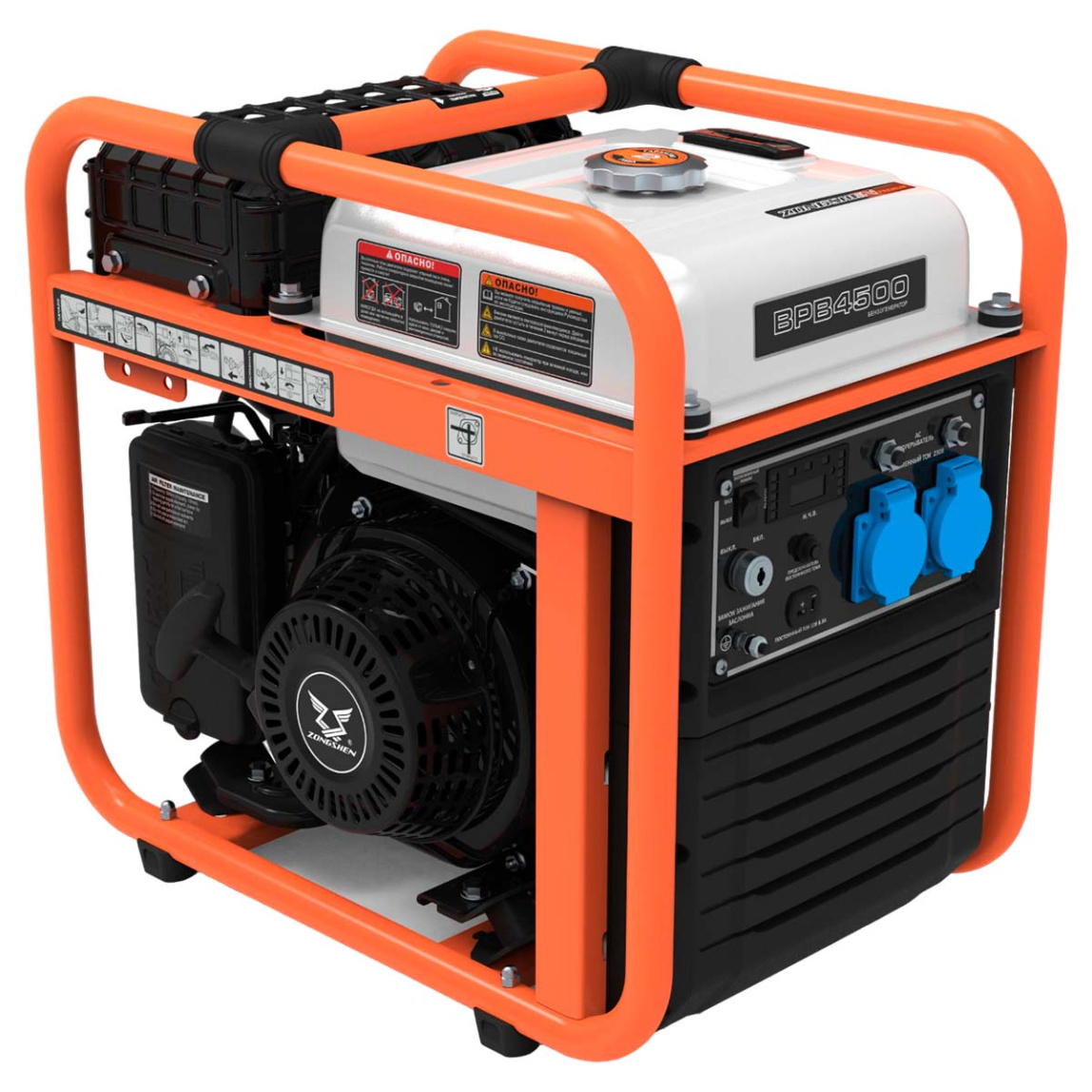 Инверторный генератор Zongshen BPB 4500 E - 7