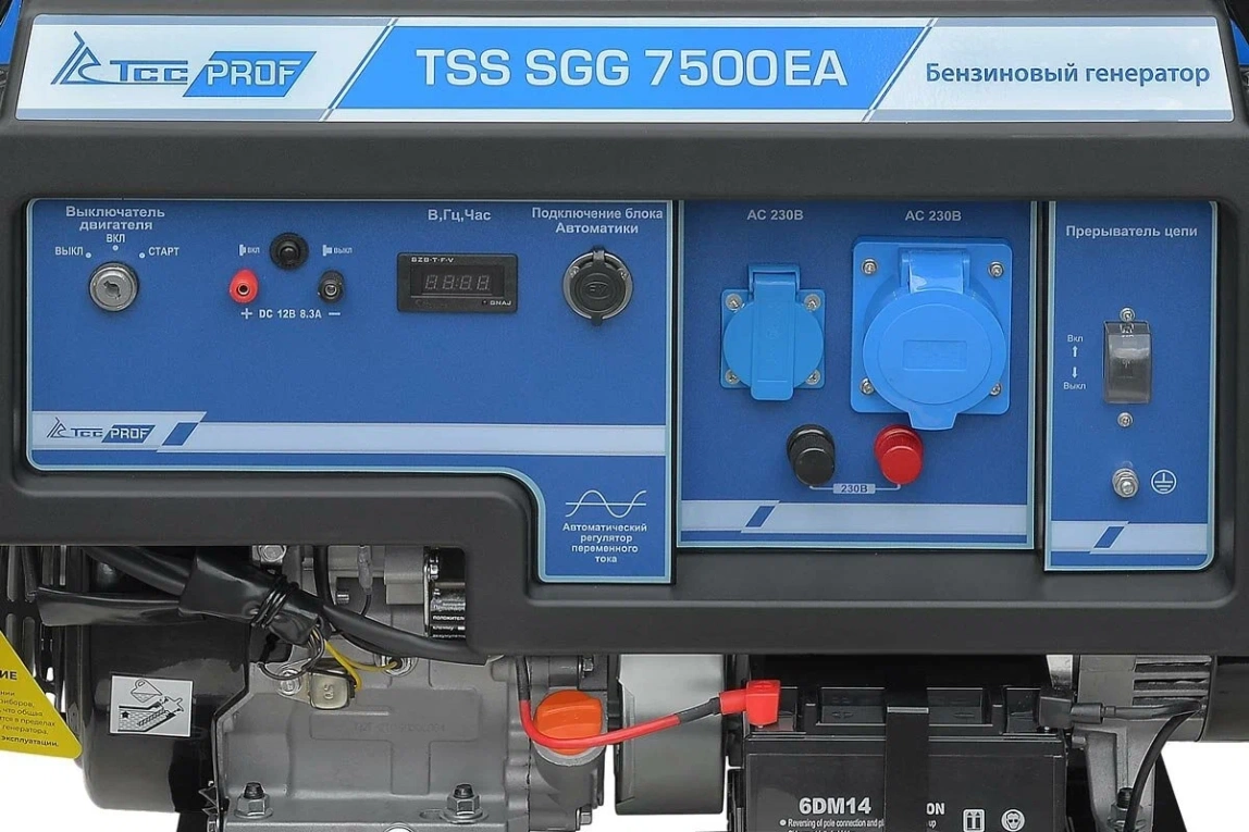 Бензиновый генератор TSS SGG 7500ЕA - 6