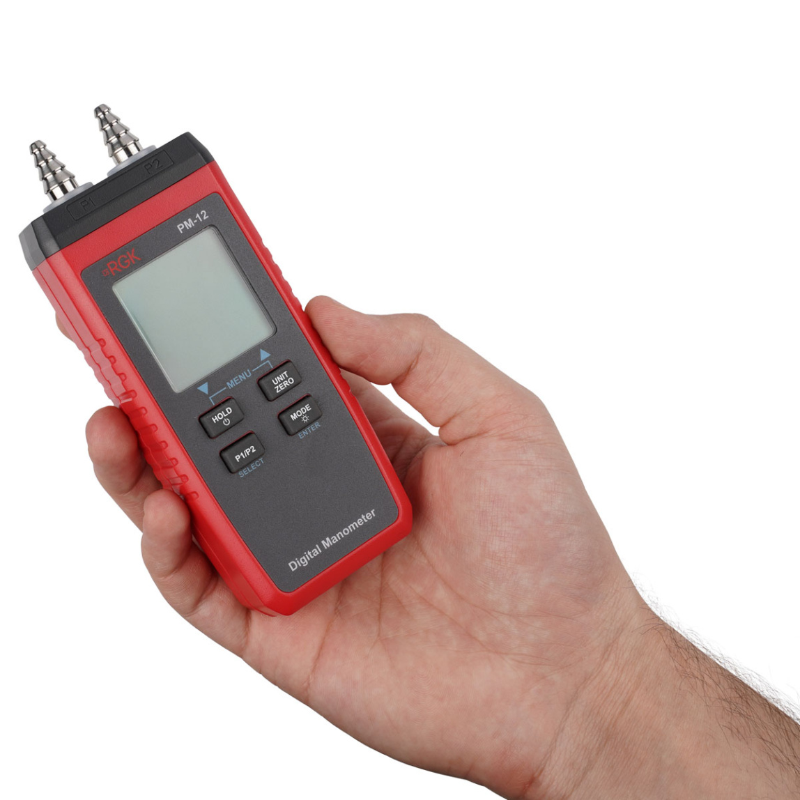 Цифровой манометр RGK PM-12 - 3