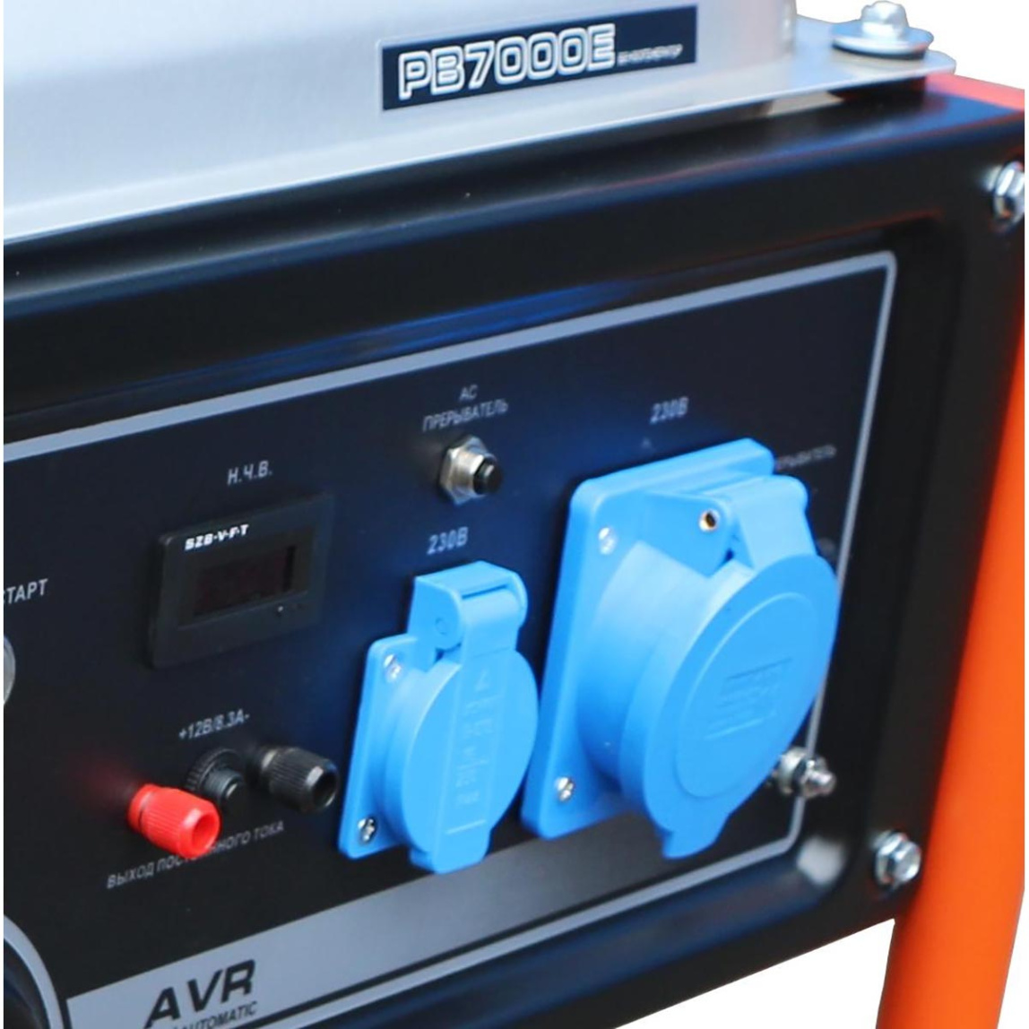 Бензиновый генератор Zongshen PB 7000 E - 4