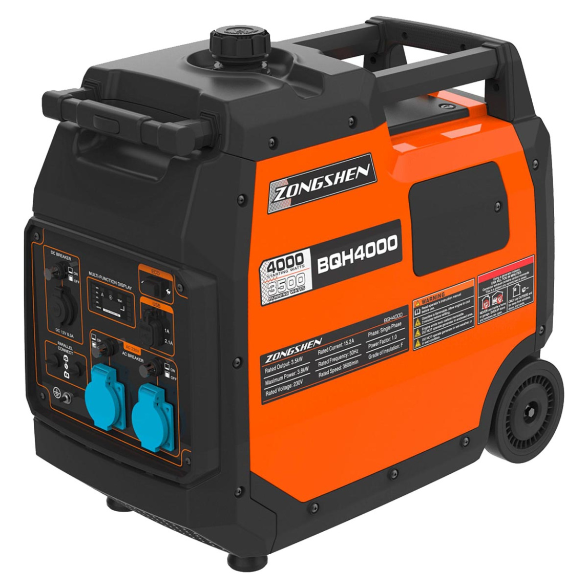 Инверторный генератор Zongshen BQH 4000 E - 1