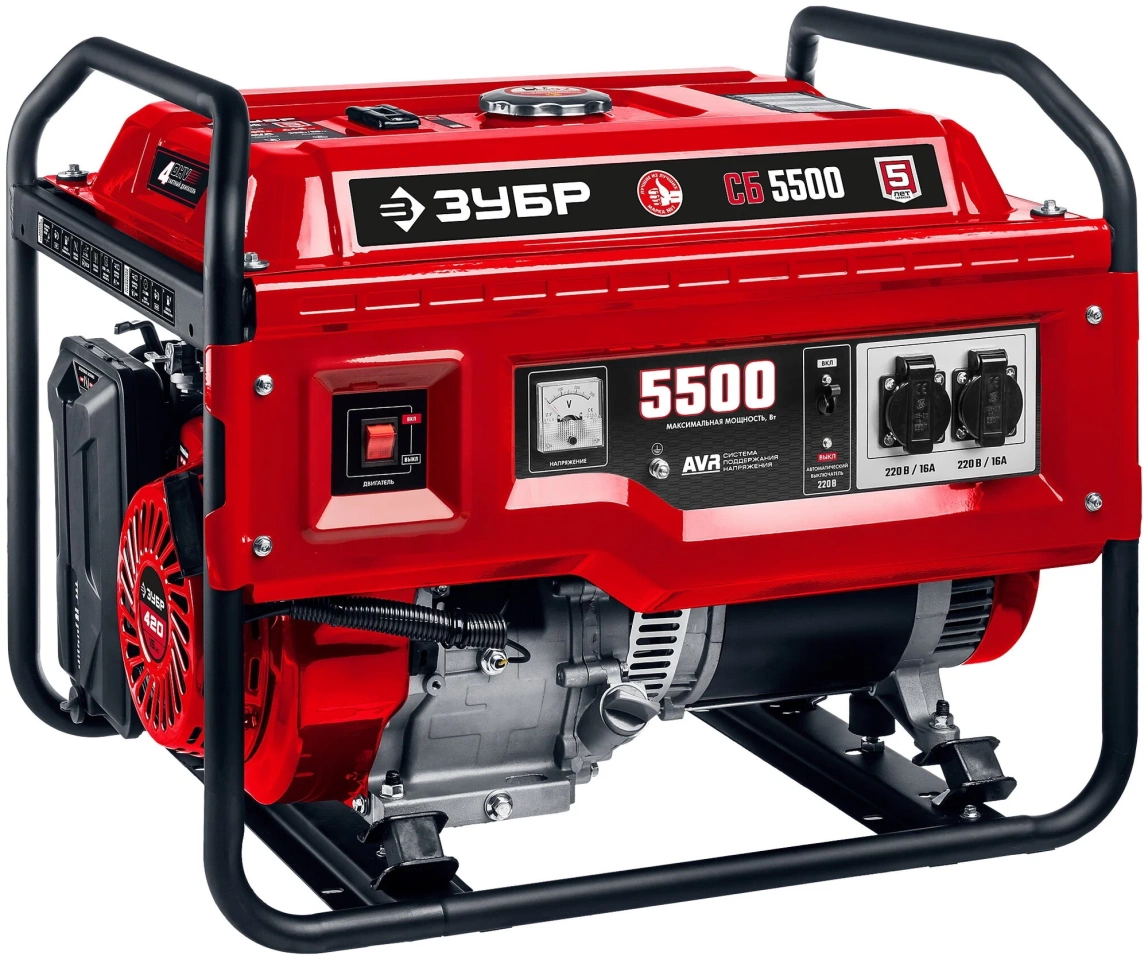 Бензиновый генератор ЗУБР СБ-5500